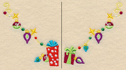 Christmas Gifts Neckline (V-Neck) (Split)