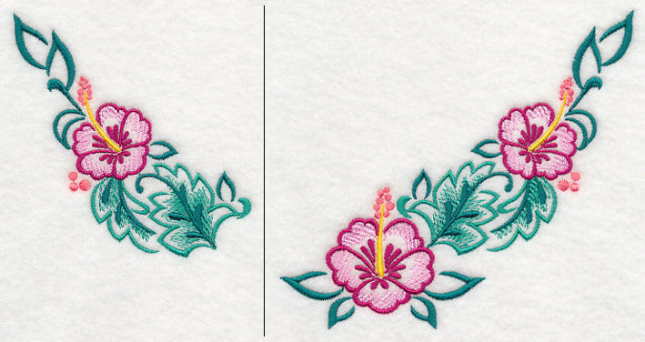 Hibiscus Neckline (V-Neck) (Split)