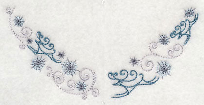 Icy Reindeer Neckline (V-Neck) (Split)