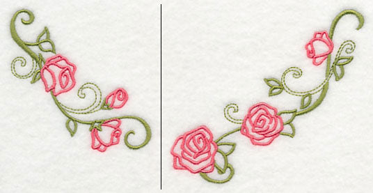 Open Road Rose Neckline (V-Neck) (Split)