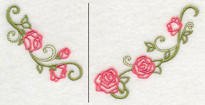 Open Road Rose Neckline (V-Neck) (Split)