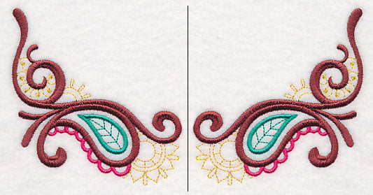 Mehndi Paisley Neckline (Crewneck) (Split)