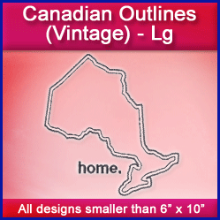 A Canadian Outlines (Vintage) Design Pack