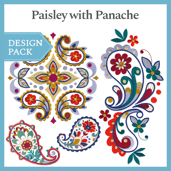 A Paisley with Panache Design Pack