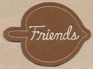 Friends Leaf Tag (In-the-Hoop)