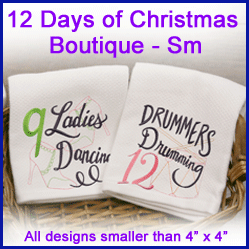 A 12 Days of Christmas Boutique Design Pack