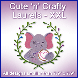 A Cute 'n' Crafty Laurels Design Pack