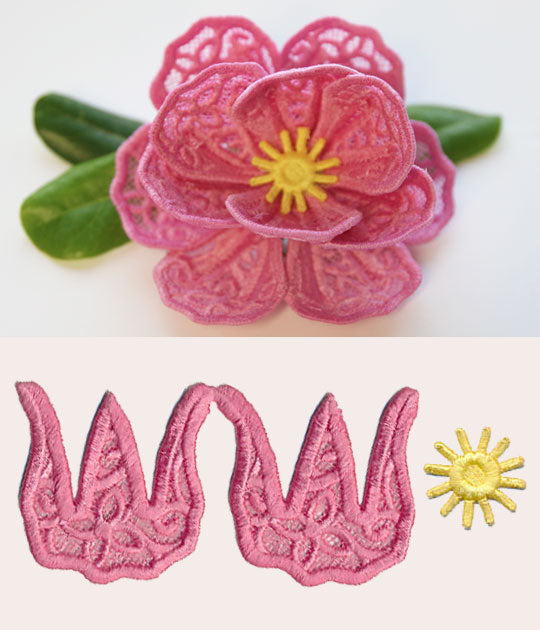 Peony in 3D (Lace)