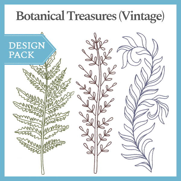 A Botanical Treasures (Vintage) Design Pack