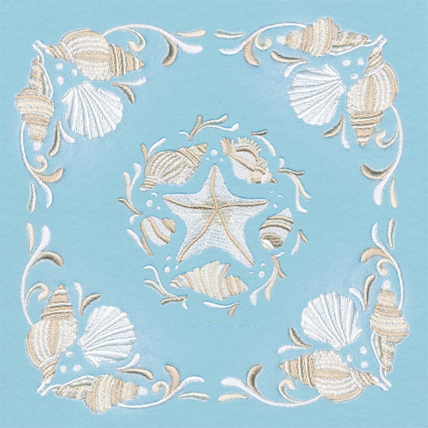 Dancing Seashells Pillow Pair