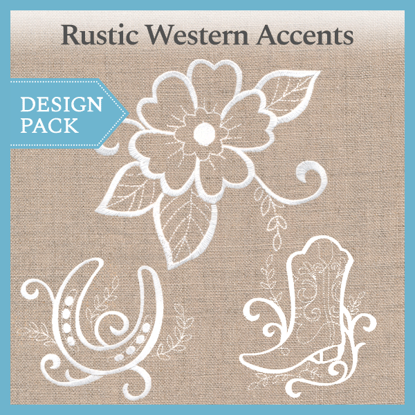 A Rustic Western Accents Design Pack