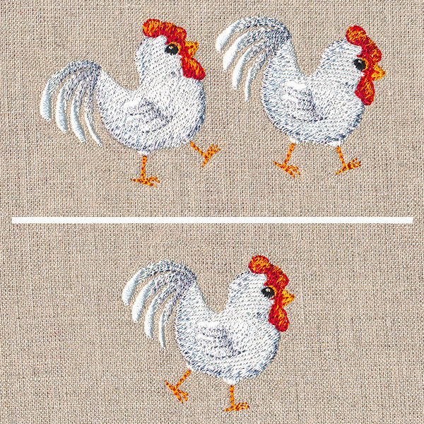 Sweet Country Chickens Border