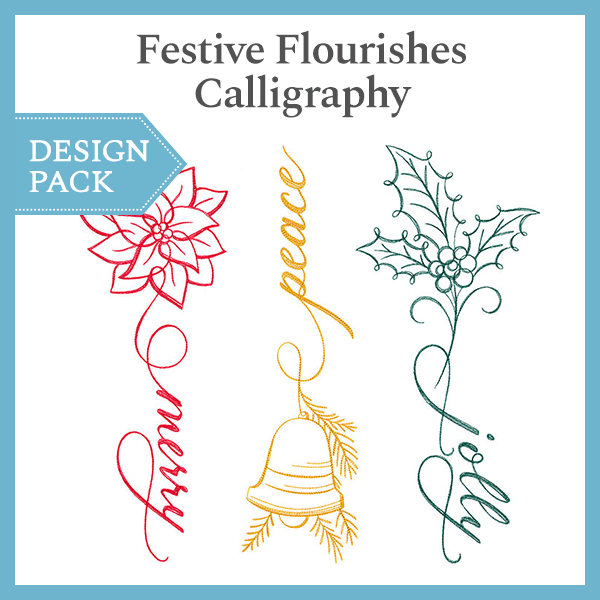 A Festive Flourishes Calligraphy Design Pack