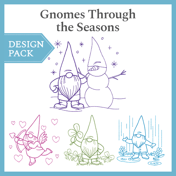 A Gnomes Through the Seasons Design Pack