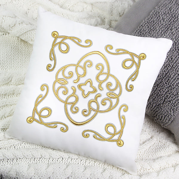 Elegant Swirls Pillow Pair
