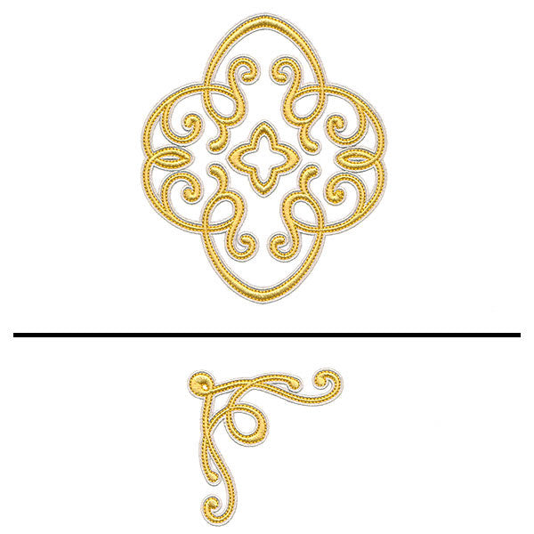 Elegant Swirls Pillow Pair