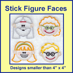 A Stick Figure Faces Design Pack