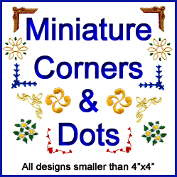 A Miniature Corners and Dots Design Pack