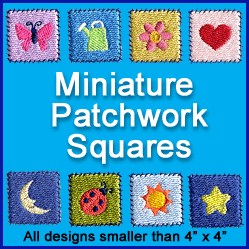 A Miniature Patchwork Squares Design Pack