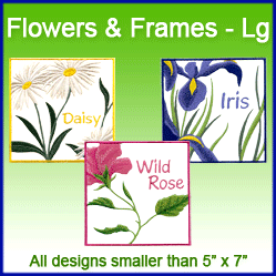 A Flowers and Frames Design Pack