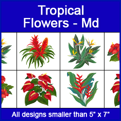 A Tropical Flowers Design Pack