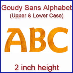 A Goudy Sans Alphabet Design Pack