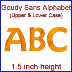 A Goudy Sans Alphabet Design Pack