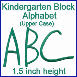 A Kindergarten Alphabet Design Pack