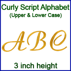 A Curly Script Alphabet Design Pack