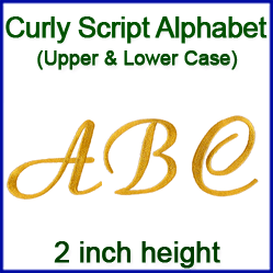 A Curly Script Alphabet Design Pack