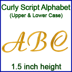A Curly Script Alphabet Design Pack