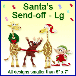 A Santa's Send-off Design Pack
