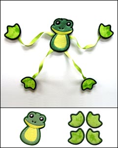Long-Legged Frog (Magnet) (In-the-Hoop)