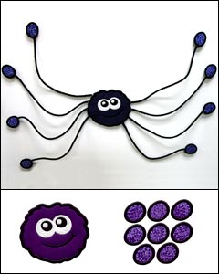 Long-Legged Spider (Magnet) (In-the-Hoop)