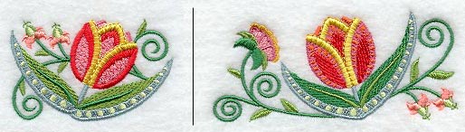 Jacobean Tulip Border