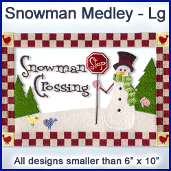 A Snowman Medley Design Pack