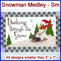 A Snowman Medley Design Pack