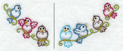 Perching Birds Neckline (Crewneck)