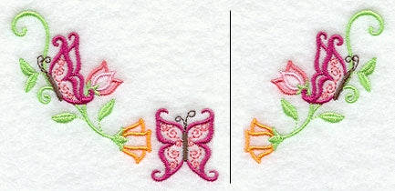 Bold Butterflies Neckline (Crewneck)