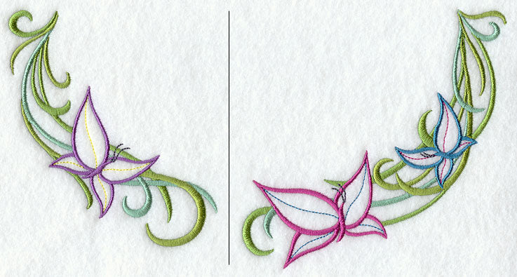 Butterflies and Vines Neckline (Crewneck)