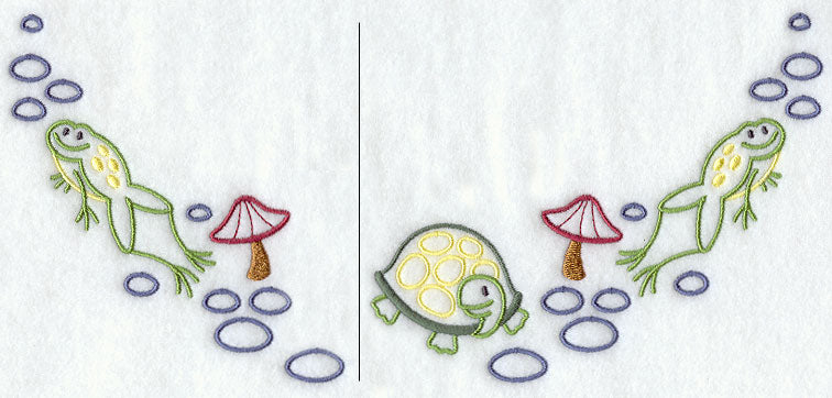 Frog and Turtle Neckline (Crewneck)