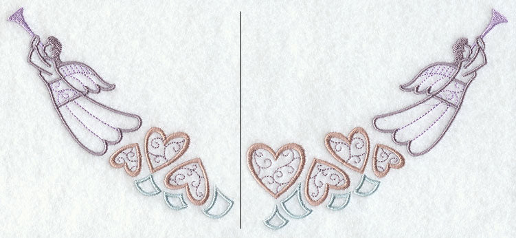 Heavenly Hearts Neckline (Crewneck)