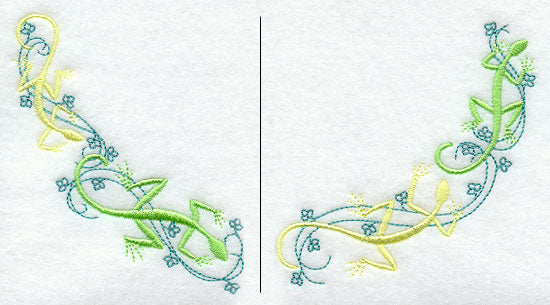 Leaping Lizards Neckline (Crewneck)