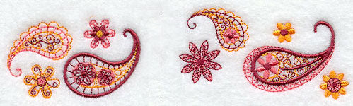 Light and Lovely Paisley Border