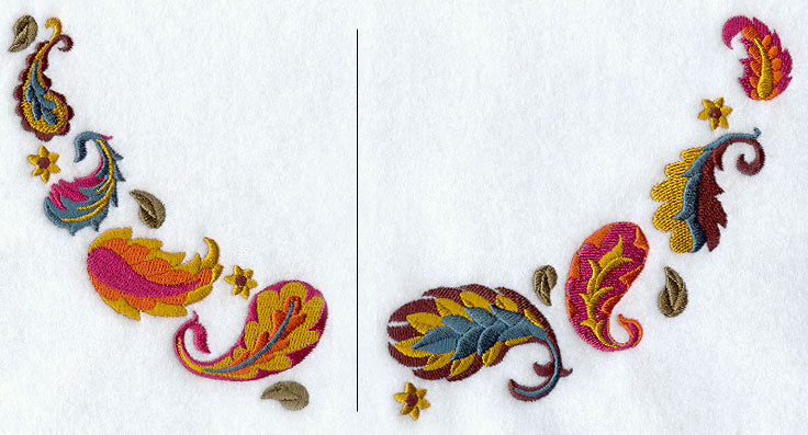 Autumn Paisley Neckline (Crewneck) (Split)