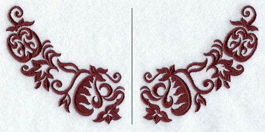 Damask Pumpkins Neckline (Crewneck) (Split)