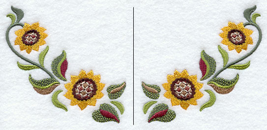 Sunflowers Neckline (Crewneck) (Split)