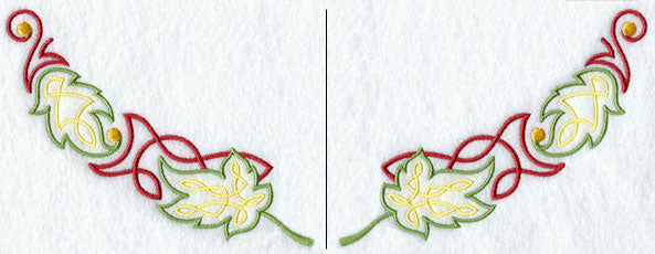 Celtic Maple Leaf Neckline (Crewneck) (Split)