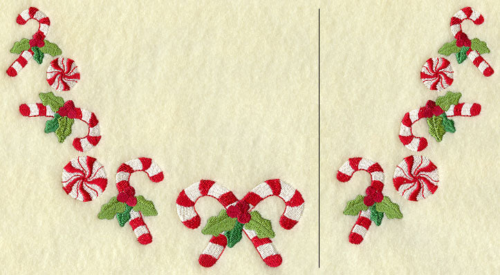 Candy Cane Neckline (Crewneck) (Split)