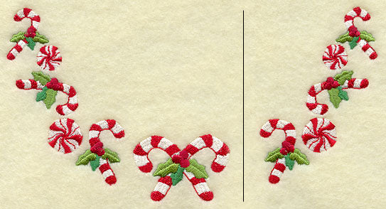 Candy Cane Neckline (Crewneck) (Split)